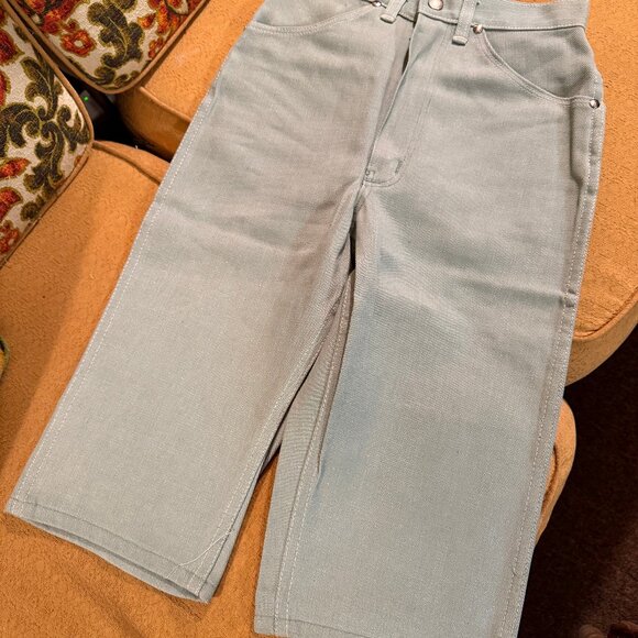 Vintage Mint Green Wrangler Clamdiggers- NWT XXS - Picture 4 of 5